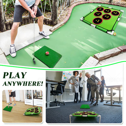 Red de golf para chipping, divertidos juegos de jardín, juegos de patio para jóvenes adultos, padres y golfistas, fácil de montar, juegos de golf casuales para el hogar.