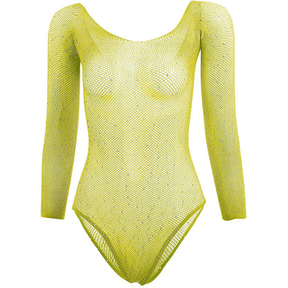 Bodys eróticos calientes, lencería sexy para mujer, diamantes de imitación para mujer, lencería sexy, medias de rejilla, trajes de cuerpo, disfraces sexys