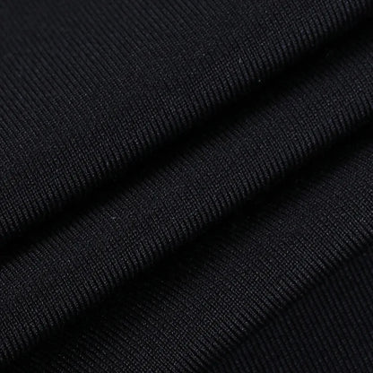 2025 Elegant Black Sleeveless Bandage Sexy Dress for Women Club Party Backless Tank Dresses Skinny Fashion Summer