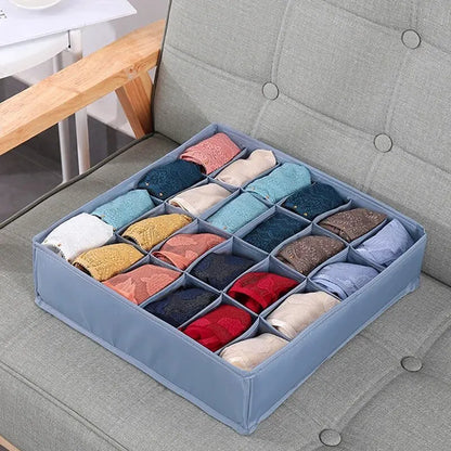 Caja organizadora para guardar ropa interior, calcetines, sujetadores y bragas, ideal para el hogar, el dormitorio y el armario.