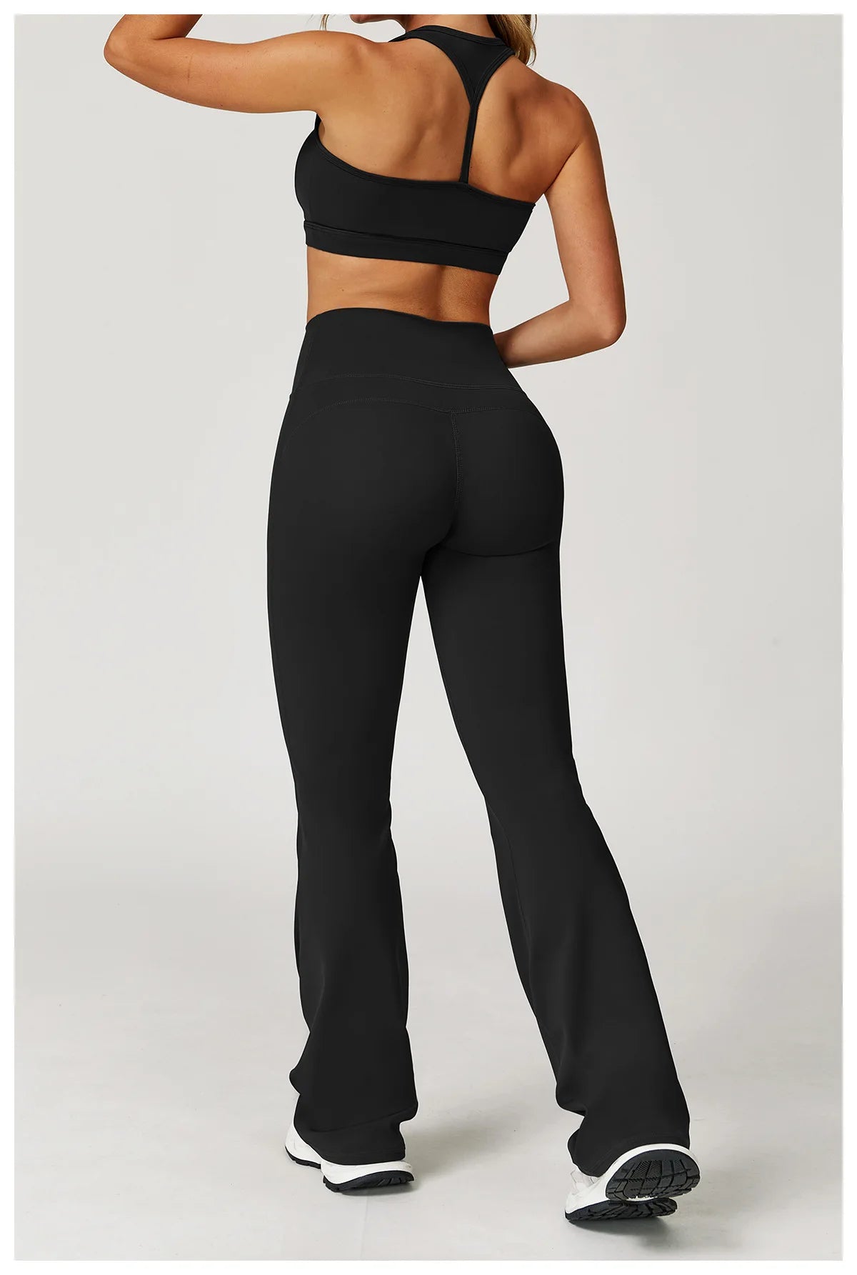 Leggings de impacto para mujer, pantalones de yoga acampanados, pantalones deportivos de yoga, ropa de gimnasio, ropa de entrenamiento, mallas, pantalones de pierna ancha, leggings acampanados