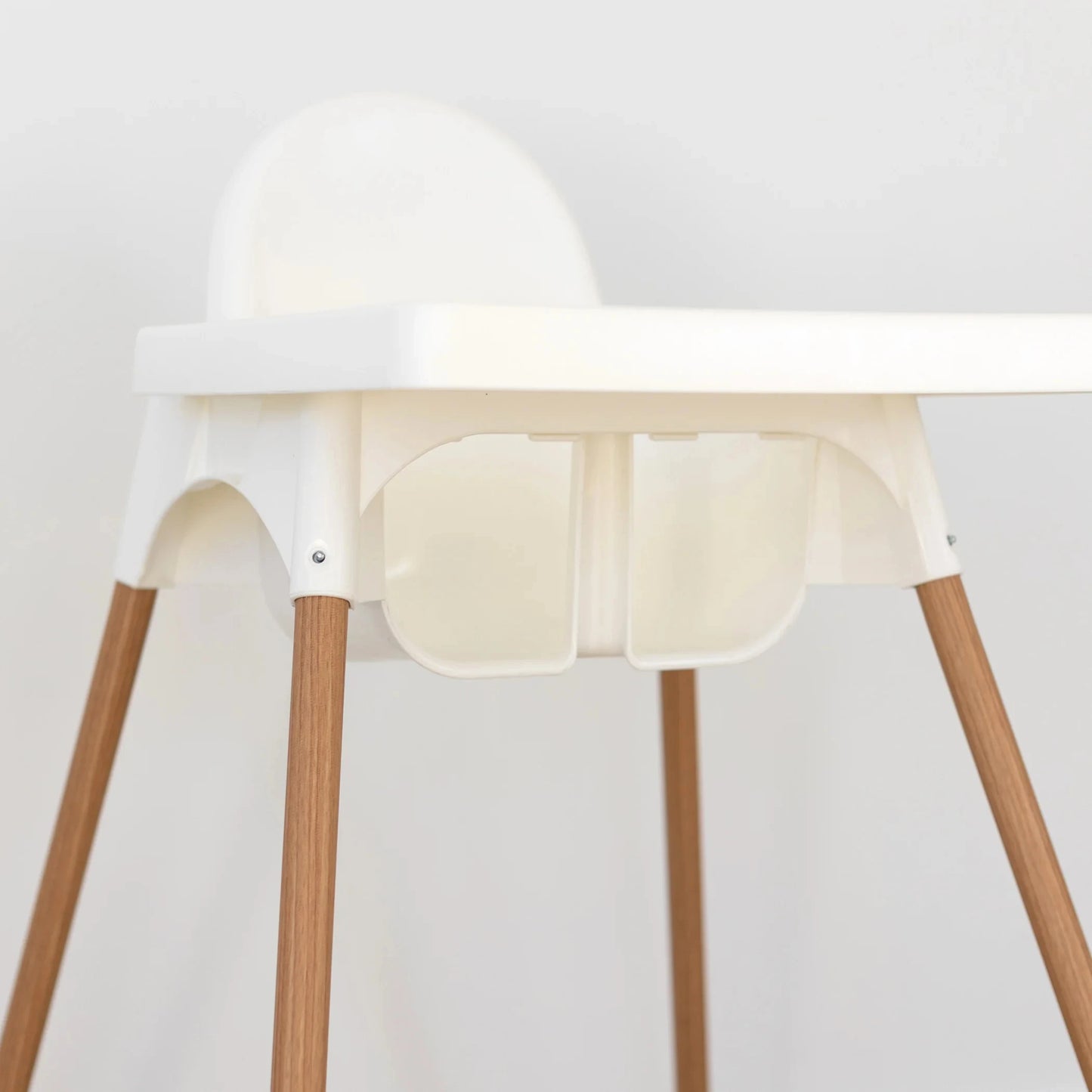 Envolturas para piernas Patas de silla con apariencia de haya Envolturas para piernas de trona precortadas Silla alta con apariencia de veta de madera Envoltura para muebles infantiles
