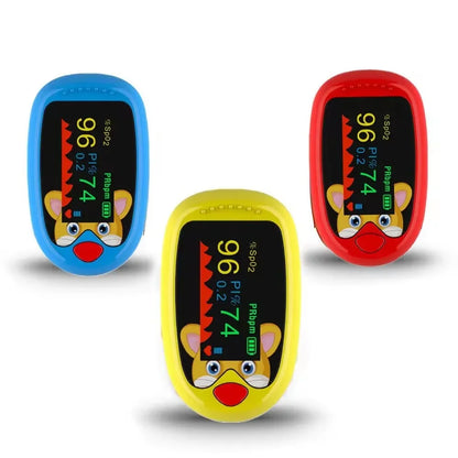 Oxímetro pediátrico USB, monitor de oxígeno en sangre de dedo para niños, oxímetro de pulso OLED, oxímetro digital para uso médico en el hogar.