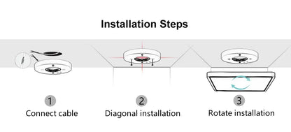 Lámpara de techo LED inteligente MARPOU Tuya con diseño de madera, control por voz mediante aplicación Alexa/Google y mando a distancia. Lámpara de techo cuadrada para salón.