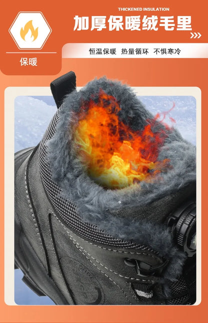 Botas altas unisex antigolpes y antipinchazos con puntera de acero más ancha, cierre de Kevlar, elástico y aptas para otoño e invierno. Fabricadas con Kevlar estándar europeo.