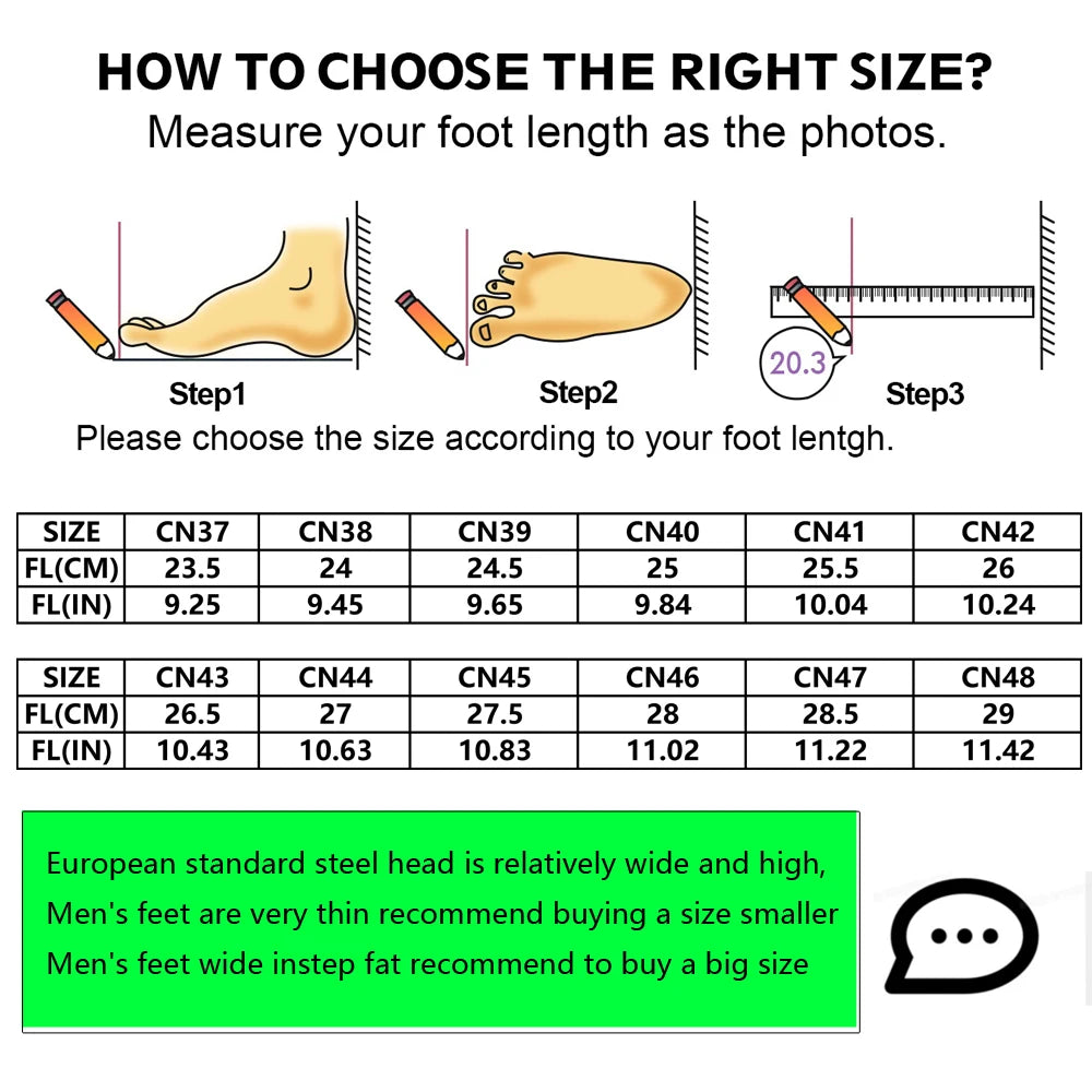 Zapatos de trabajo de seguridad para hombre, ligeros, transpirables, indestructibles, irrompibles, cómodos, con diseño de puntera de plástico.