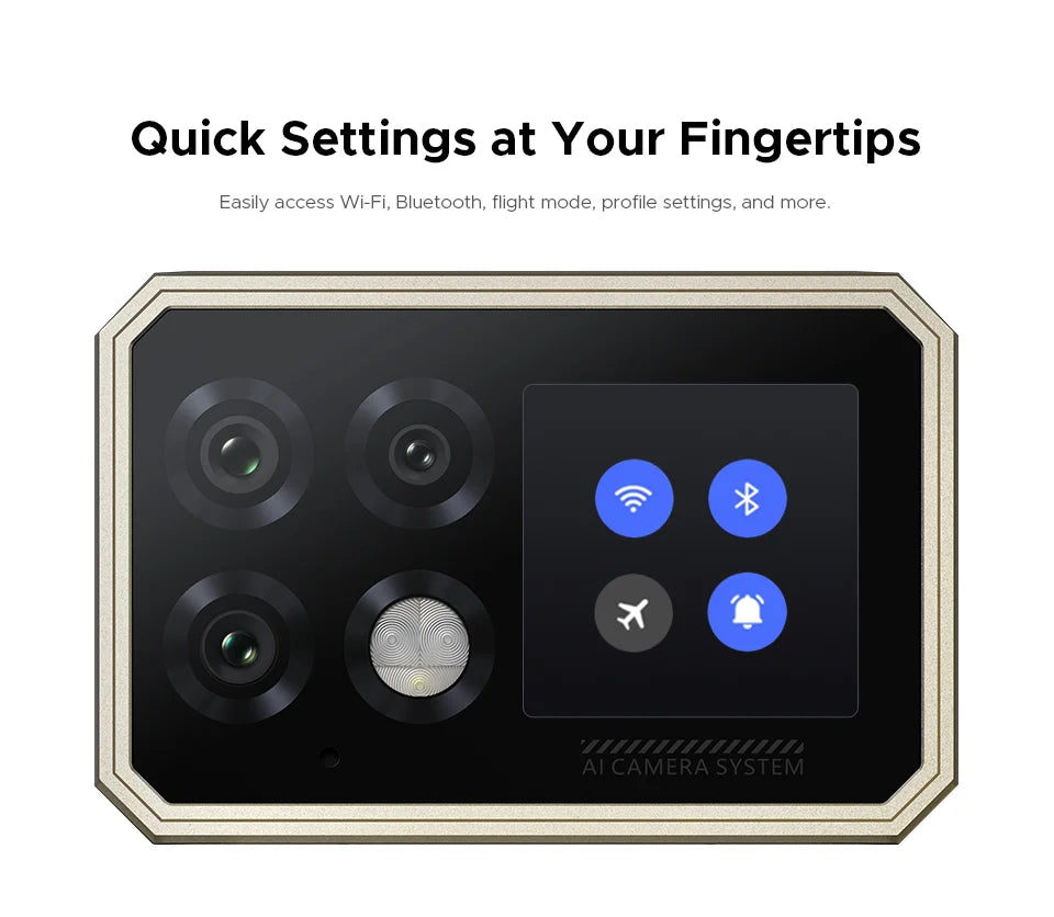 Teléfono resistente DOOGEE S200 Max, 16 GB + 512 GB, batería de 22000 mAh, procesador Dimensity 7050, pantalla de 6,72" a 120 Hz, pantalla trasera de 1,32", linterna dual.