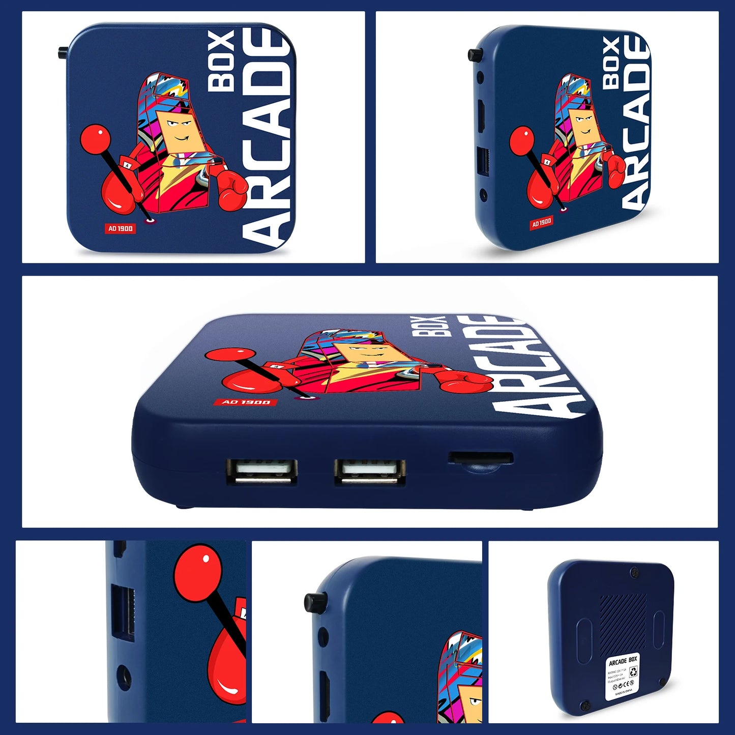 Consola de videojuegos Arcade Box de 256 GB con más de 50 000 juegos integrados, Superconsola 4K HD para TV, compatible con PS1, N64 y DC Classic Retro Game.