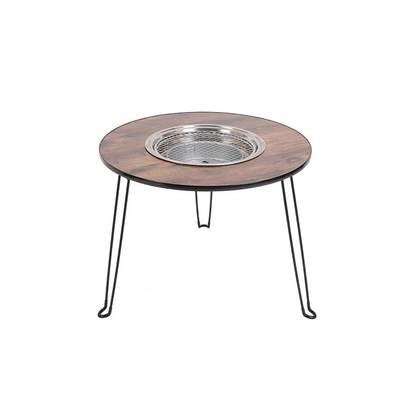 Mesa de camping multifuncional para exteriores, mesa de barbacoa plegable, mesa de barbacoa para patio, mesa de barbacoa para camping, mesa de té