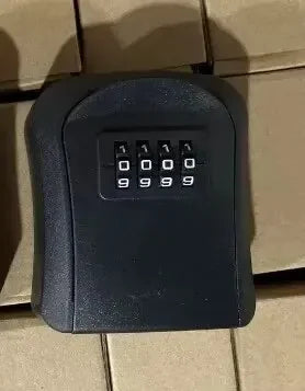 Cerradura de combinación Key Keeper para montar en la pared, resistente al agua, 4 dígitos, contraseñas, caja de almacenamiento para 5 llaves, fácil de arreglar, caja de seguridad para el hogar o la oficina
