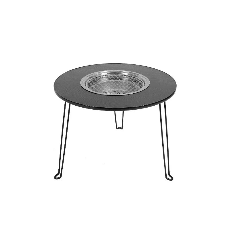 Mesa de camping multifuncional para exteriores, mesa de barbacoa plegable, mesa de barbacoa para patio, mesa de barbacoa para camping, mesa de té