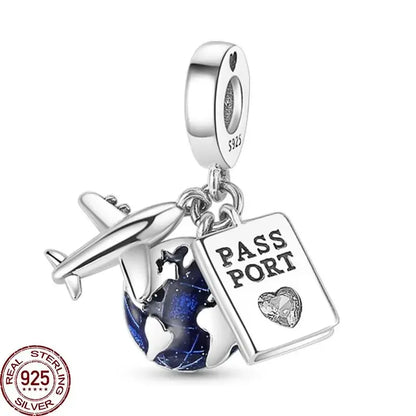 Pendientes brillantes de plata de ley S925 para mujer, con circonitas de colores, diseño de insecto, ideal como regalo de aniversario de boda.