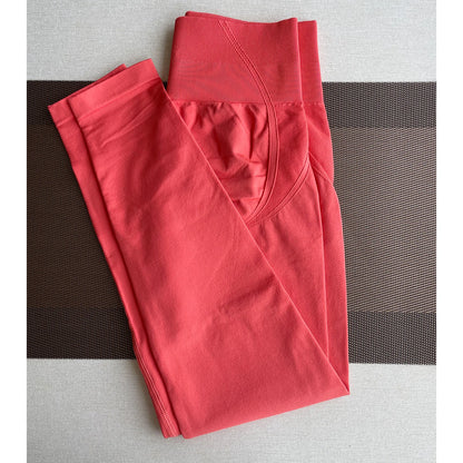 Pantalones deportivos ajustados sin costuras TKITK, leggings de gimnasio para mujer, pantalones de yoga suaves de cintura alta, ropa deportiva para fitness.