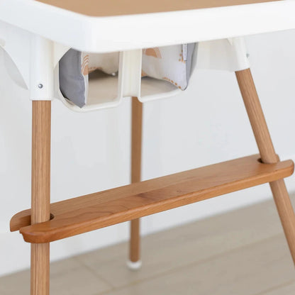 Envolturas para piernas Patas de silla con apariencia de haya Envolturas para piernas de trona precortadas Silla alta con apariencia de veta de madera Envoltura para muebles infantiles