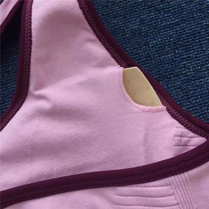 Conjuntos de ropa deportiva de media pieza sin costuras para mujer, conjuntos de gimnasio de manga larga, sujetador deportivo de yoga, leggings push up y mallas deportivas.