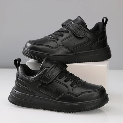 Zapatillas deportivas blancas de moda para niños y niñas, calzado deportivo antideslizante para exteriores, cómodo y para caminar.