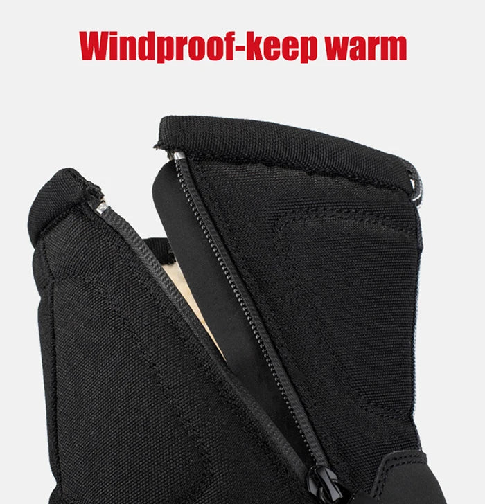 Botas de nieve de invierno para hombre, impermeables, con aislamiento, cálidas y cómodas para exteriores.