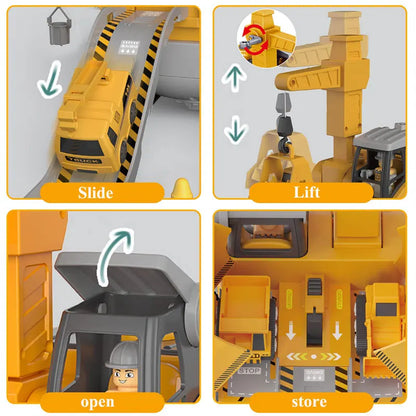 Vehículo de ingeniería para niños, taladro eléctrico, herramientas, juguetes, juegos educativos ensamblados, herramientas para niños, regalo de construcción con tuercas