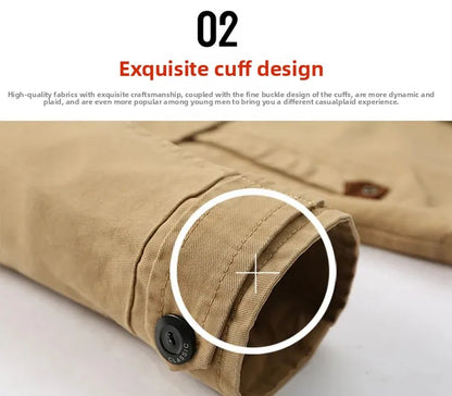 Chaqueta informal de algodón puro lavado para hombre, estilo primavera/otoño, ligera, cortavientos juvenil y a la moda. Abrigo ligero de verano.