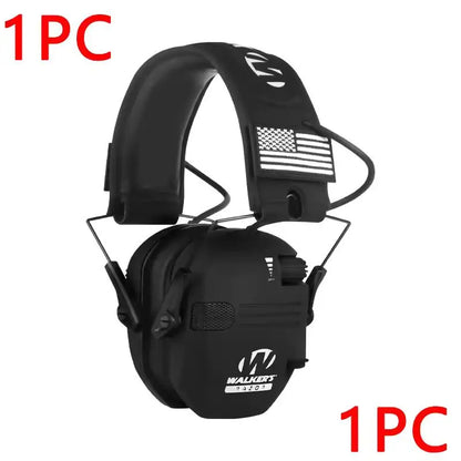 Los protectores auditivos para caza y tiro al aire libre reducen activamente el ruido para proteger la audición y entrenan los auriculares tácticos para fortalecer la voz humana.