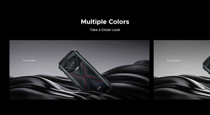 Smartphone robusto DOOGEE S118 de 8 GB y 512 GB, pantalla FHD+ de 6,58", Helio G99, cámara IA de 50 MP, 10800 mAh, Android 14, NFC, 4G.