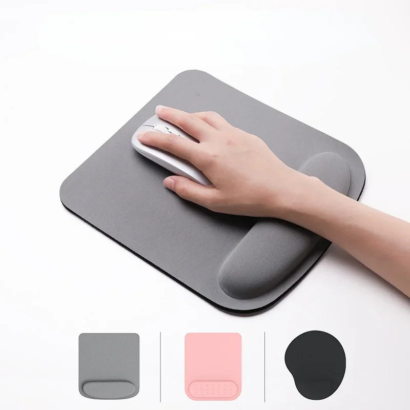Alfombrilla de ratón para juegos de ordenador, ergonómica y ecológica, de EVA, para la muñeca, de color sólido, cómoda y para oficina.