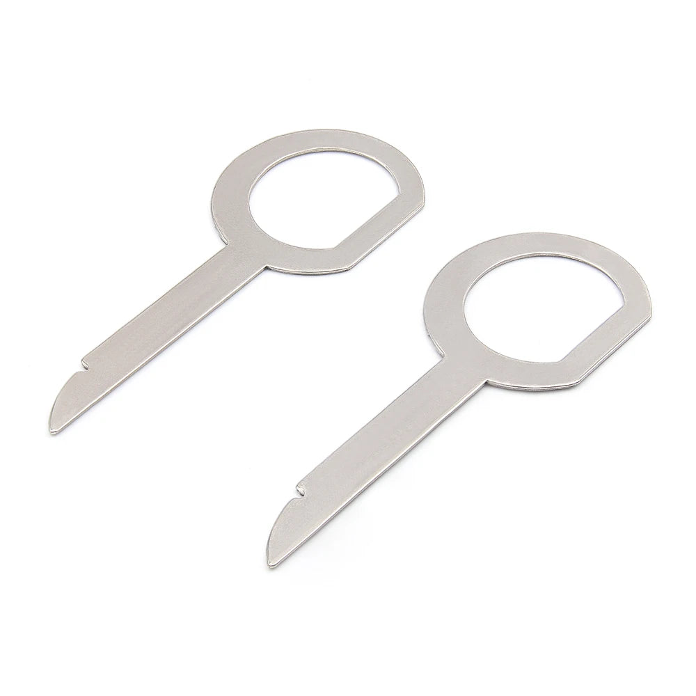 Kit de herramientas de desmontaje de 4/12 piezas para radio de coche, puerta, clip de 0,5 cm, panel embellecedor, tablero, instalación y extracción de audio, juego de palanca de reinstalación