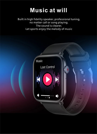 Nuevo reloj inteligente AMOLED para mujer, para hombre, con control de temperatura corporal, deportivo, fitness, resistente al agua, Bluetooth, llamadas, reloj inteligente digital para mujer.