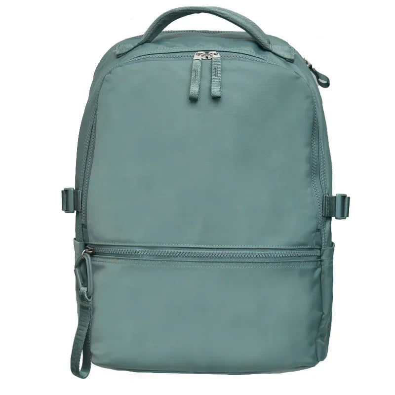 Mochila de viaje para estudiantes de secundaria y preparatoria, multifuncional, con doble hombro, para computadora de negocios, de nailon.