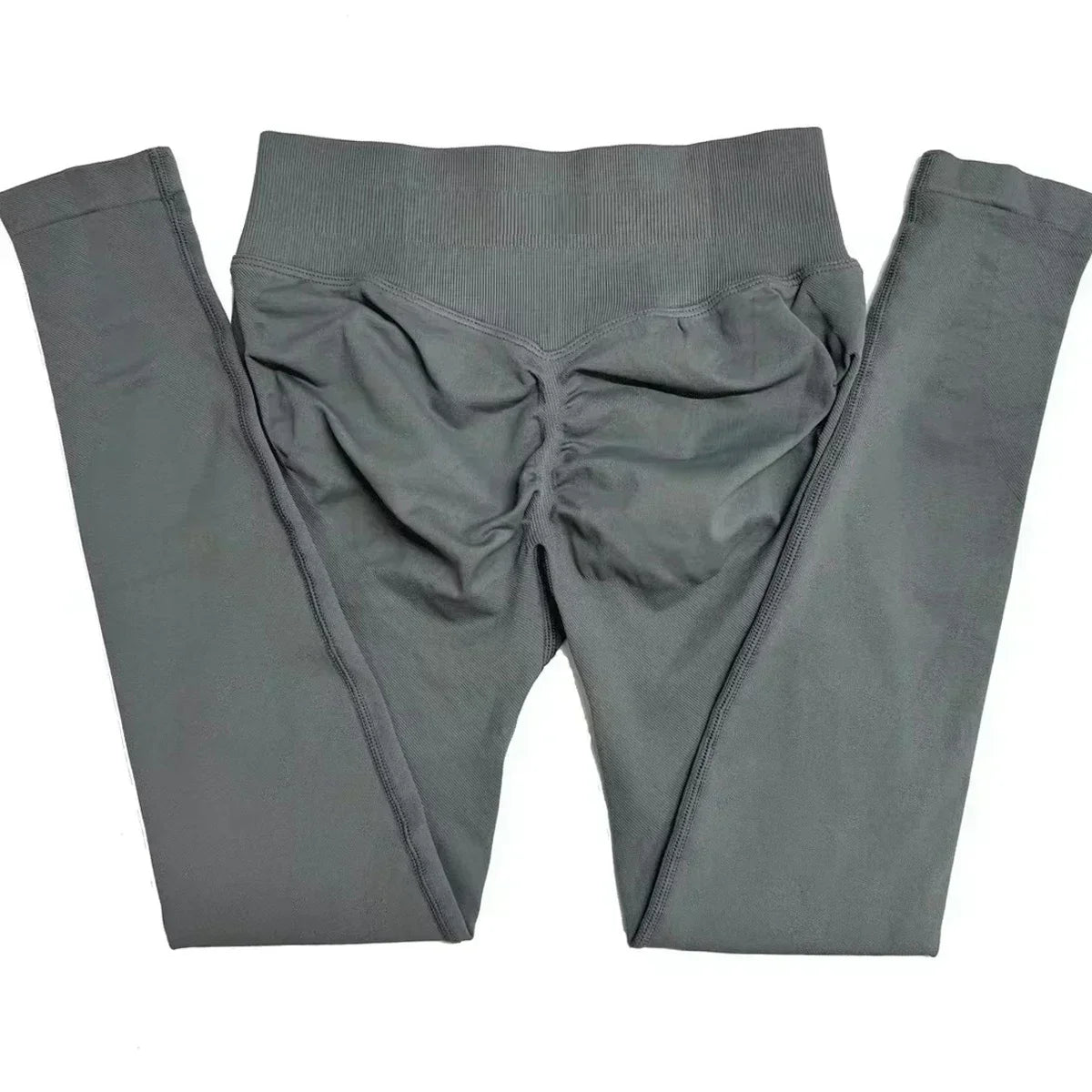 Leggings deportivas sin logo para mujer, efecto push-up, cintura baja, sin costuras, para gimnasio, yoga y entrenamiento.