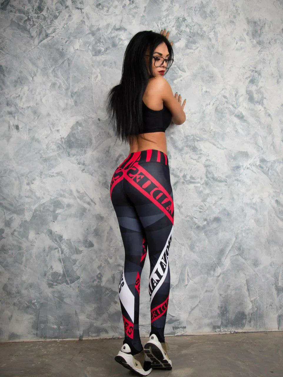 Pantalones de yoga sexys para mujer, leggings deportivos para entrenamiento, correr, leggings deportivos push-up, ropa de gimnasio, pantalones ajustados elásticos de cintura alta con flecos.