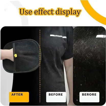 Juego de herramientas para quitar el pelo de mascotas, guantes reutilizables para eliminar la estática, guantes de aseo de doble cara para eliminar el pelo de perros y gatos en alfombras y sofás.