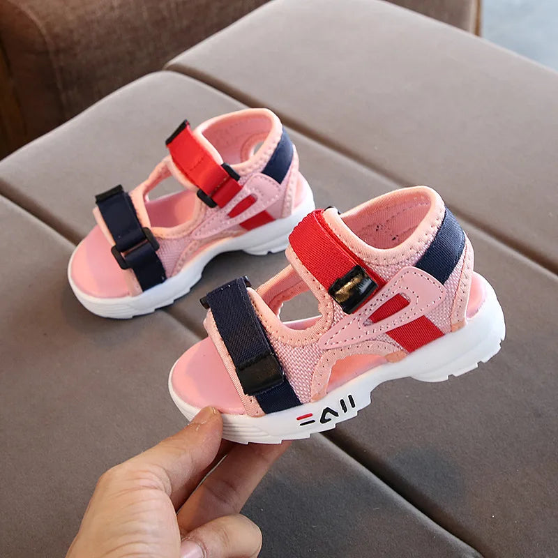 Sandalias para niños, zapatos para niños pequeños, zapatos de playa para niños y niñas, sandalias deportivas antideslizantes de suela suave, zapatos de ocio para niños, zapatillas deportivas para niños