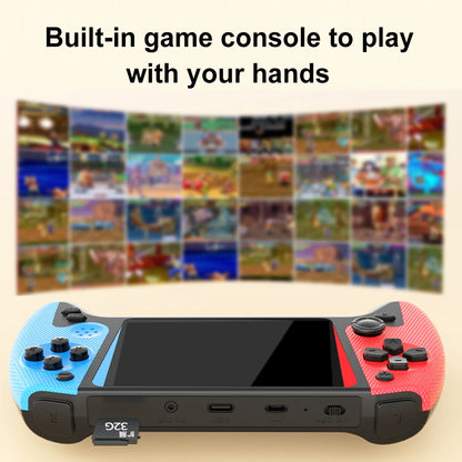 Consola de videojuegos retro con 500 juegos integrados, reproductor portátil de juegos portátil de 1200 mAh, conexión a TV, consola de juegos nostálgica para niños