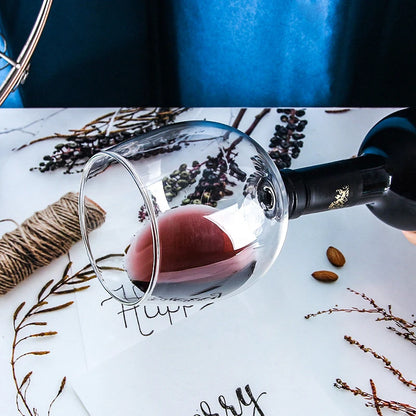 Inserte la copa de vino tinto en su botella de vino tinto, copa de champán con sello de silicona.