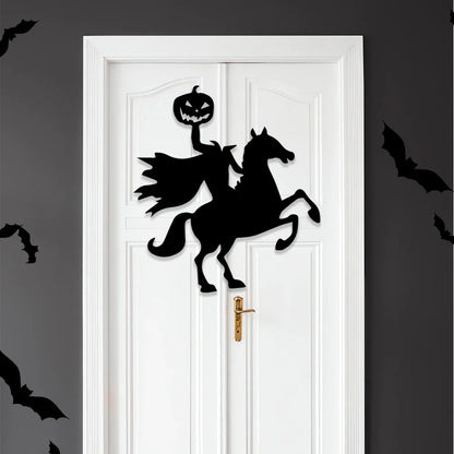 Pegatinas para puerta de habitación, decoración de Halloween, decoración de ventana, esqueleto, mano, calabaza, bricolaje, sombrero de bruja diablo, pegatinas para ventana de vidrio, fantasma
