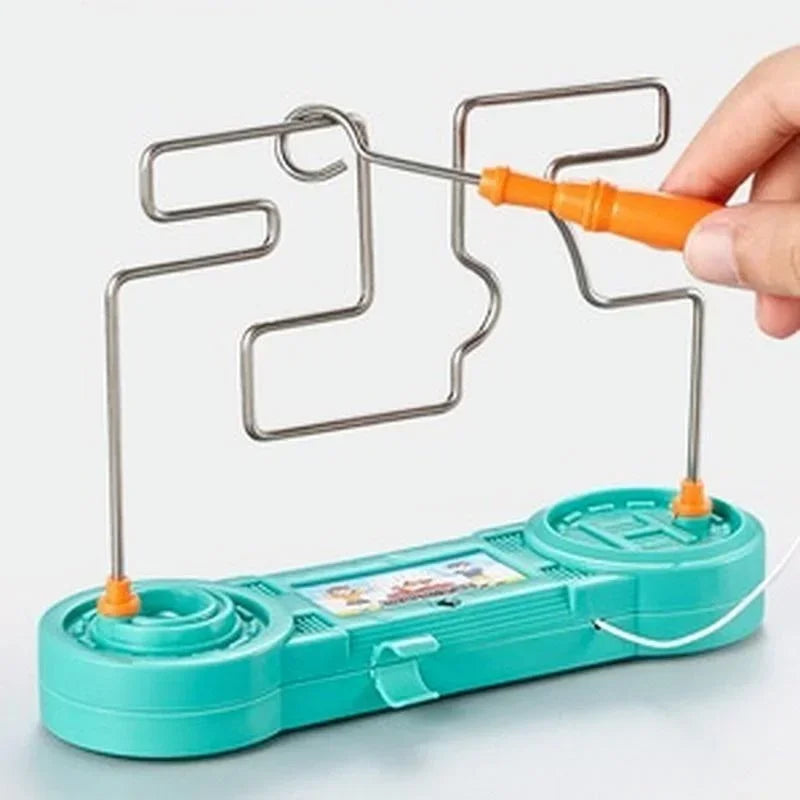 Juguete de choque eléctrico para niños, educativo, laberinto táctil eléctrico, juego divertido para fiestas, experimento científico, juguetes para niños, regalo