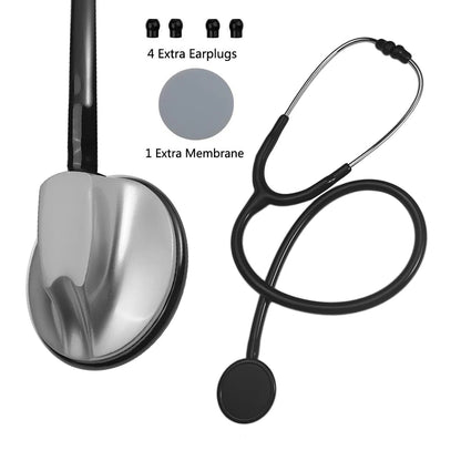Estetoscopio profesional JUSTLANG, clínico, para corazón, pulmón, presión arterial, pecho, cardiología, estetoscopio médico para médicos y enfermeras.