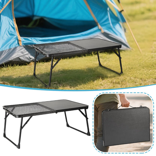 Mesa plegable para exteriores, multifuncional, de hierro, de alta capacidad, portátil, para picnic, camping, jardín, barbacoa.
