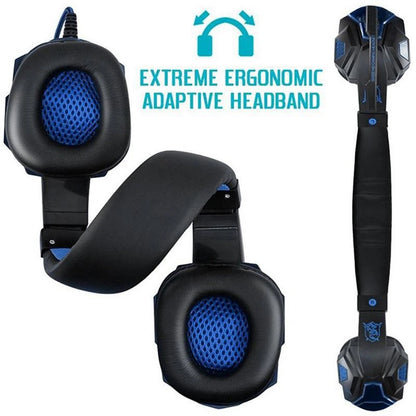 Auriculares con cable para juegos PS4/PS5/Xbox/Smartphone/PC, ajustables a 120°, con micrófono con cancelación de ruido.