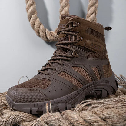 Botas tácticas para hombre con cordones, estilo militar, para trabajo en el desierto, botas de senderismo, botas de escalada, botas del ejército, unisex, tallas grandes, marca para hombre, impermeables