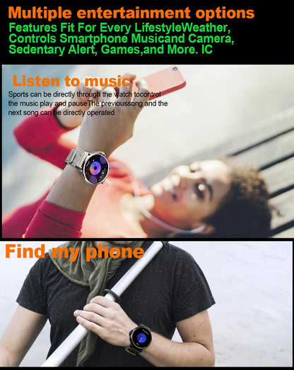Reloj inteligente Ultra HD de 1,85 pulgadas para hombre, con GPS, pulsera deportiva para exteriores, batería grande de 710 mAh, reloj de seguimiento de actividad física para Android e iOS.