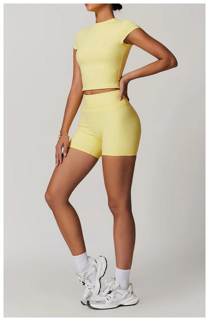 SWELTERING Conjunto de 2 piezas de ropa deportiva para mujer, conjunto de yoga, ropa deportiva para gimnasio, trajes de yoga, conjunto de fitness, chándales, sujetador deportivo, leggings para gimnasio