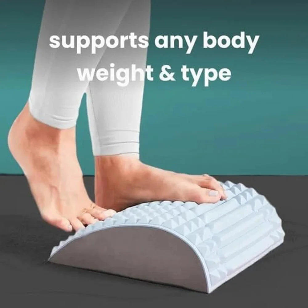 Almohada de estiramiento de espalda, soporte lumbar para cuello, masajeador para cuello, cintura, espalda, hernia discal, alivio del dolor, herramientas de masaje y relajación.