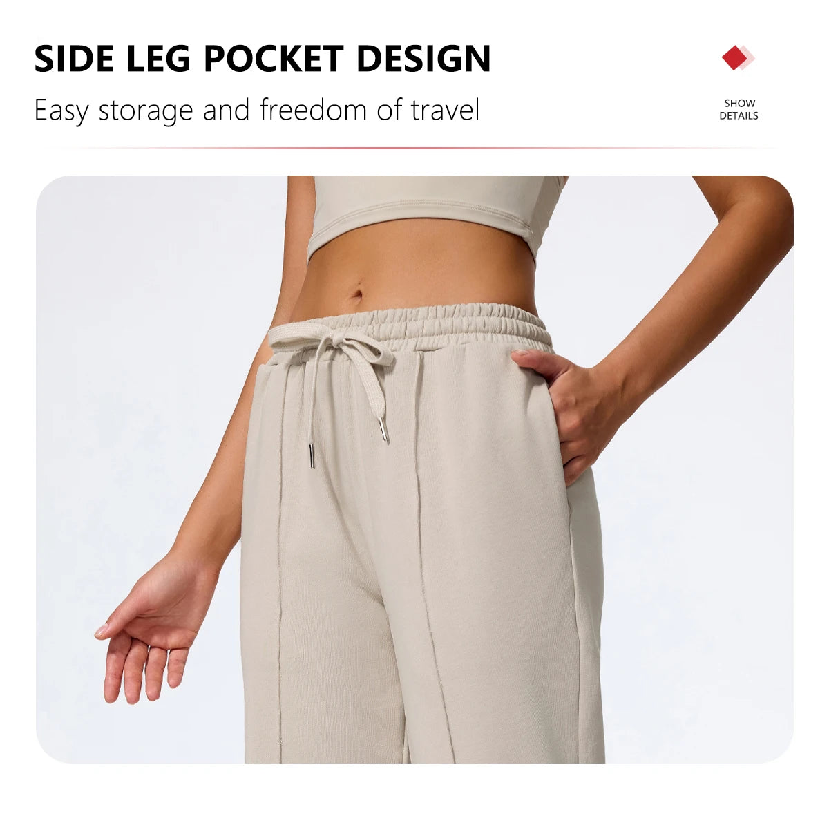 Pantalones deportivos Hearuisavy para mujer, corte recto, con cordón ajustable, bolsillos, para gimnasio, deportes, uso casual, actividades al aire libre, correr, entrenamiento, yoga, pantalones largos.