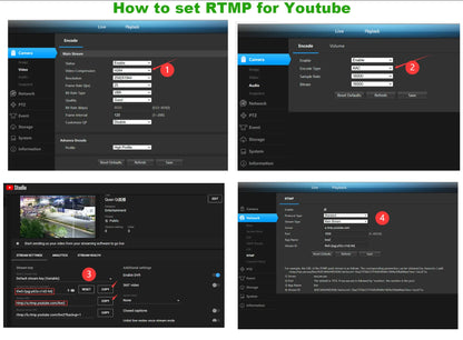 Cámara IP 4K 8MP WIFI con zoom 15x, seguimiento, PoE, protocolo RTMP Hikvision, tarjeta SD/TF de 512 GB, infrarrojos de 30 m, visión nocturna a color de 20 m