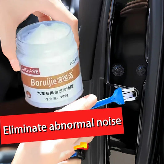Grasa de mantenimiento específica para automóviles, lubricante para techo corredizo de puertas, mantenimiento de correderas de bisagras, atascos de rieles, aceite blanco con ruido anormal