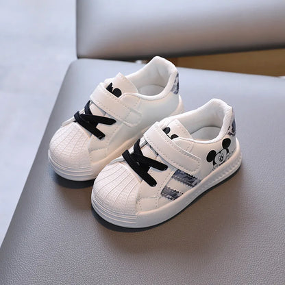 Zapatos para niños, zapatos deportivos casuales de moda, zapatos para niños y niñas, zapatos blancos pequeños, zapatos para niños con suela blanda