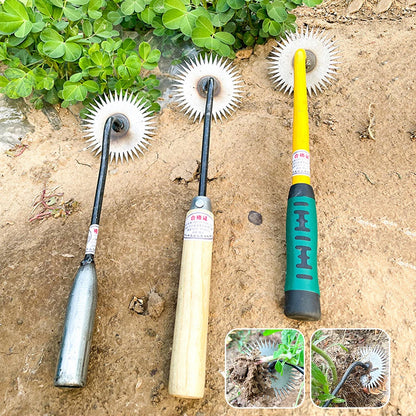 Herramientas para desmalezar, pala para plantar, rastrillo manual para césped, aflojamiento del suelo, arado, enraizamiento, extracción, excavación, herramientas agrícolas manuales.