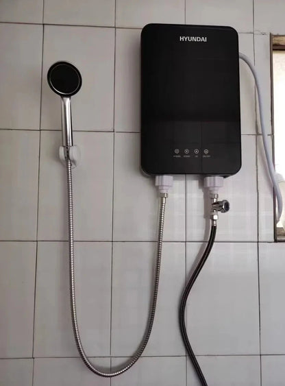 Calentador de agua eléctrico inteligente sin tanque, máquina de agua caliente rápida para el hogar, baño de hotel o apartamento, ducha de agua caliente